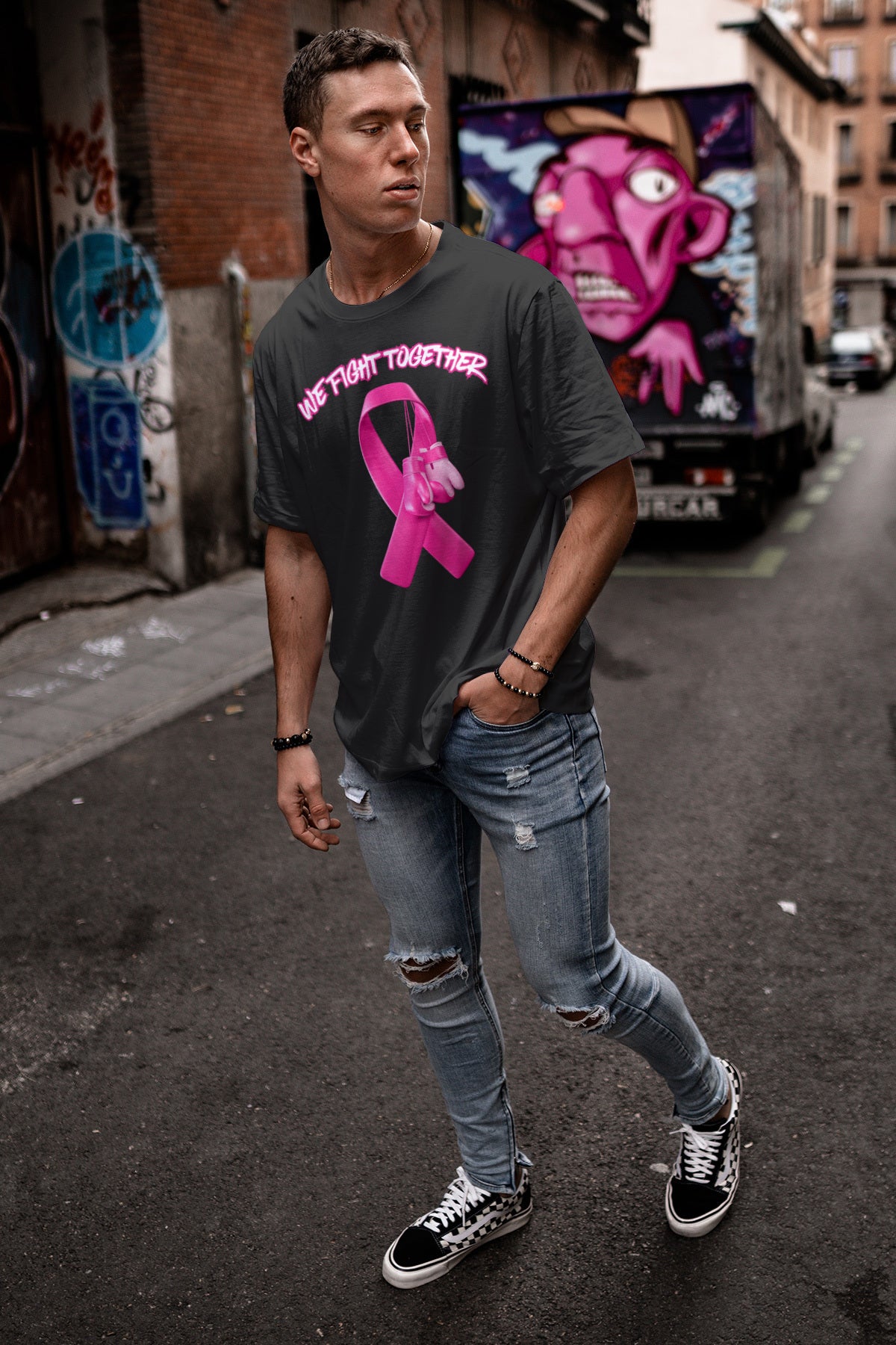 We Fight Together Breast Cancer Awareness Shirt