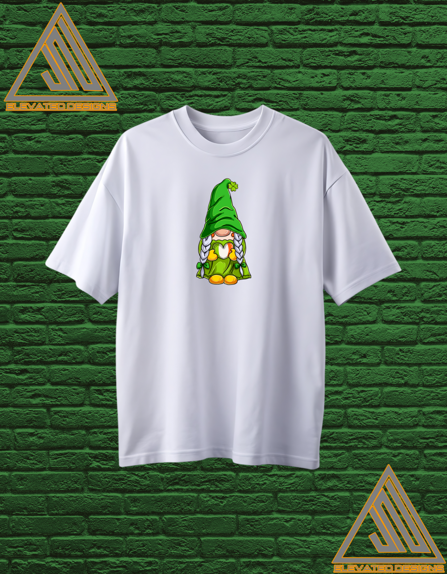 St. Patrick's Day Girl Gnome Tee