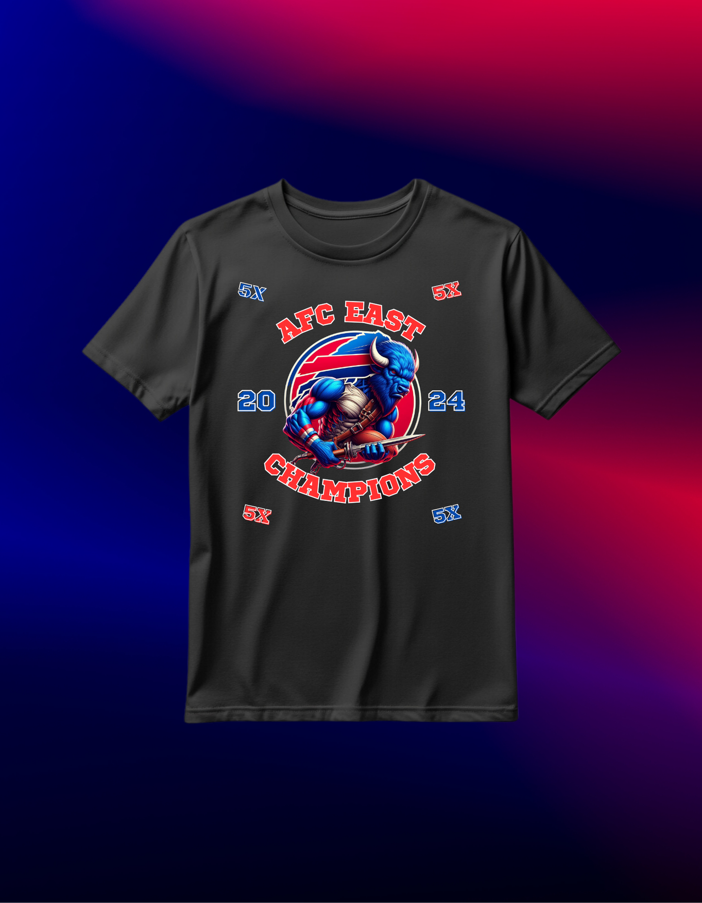 5x Afc East Champion T-Shirt