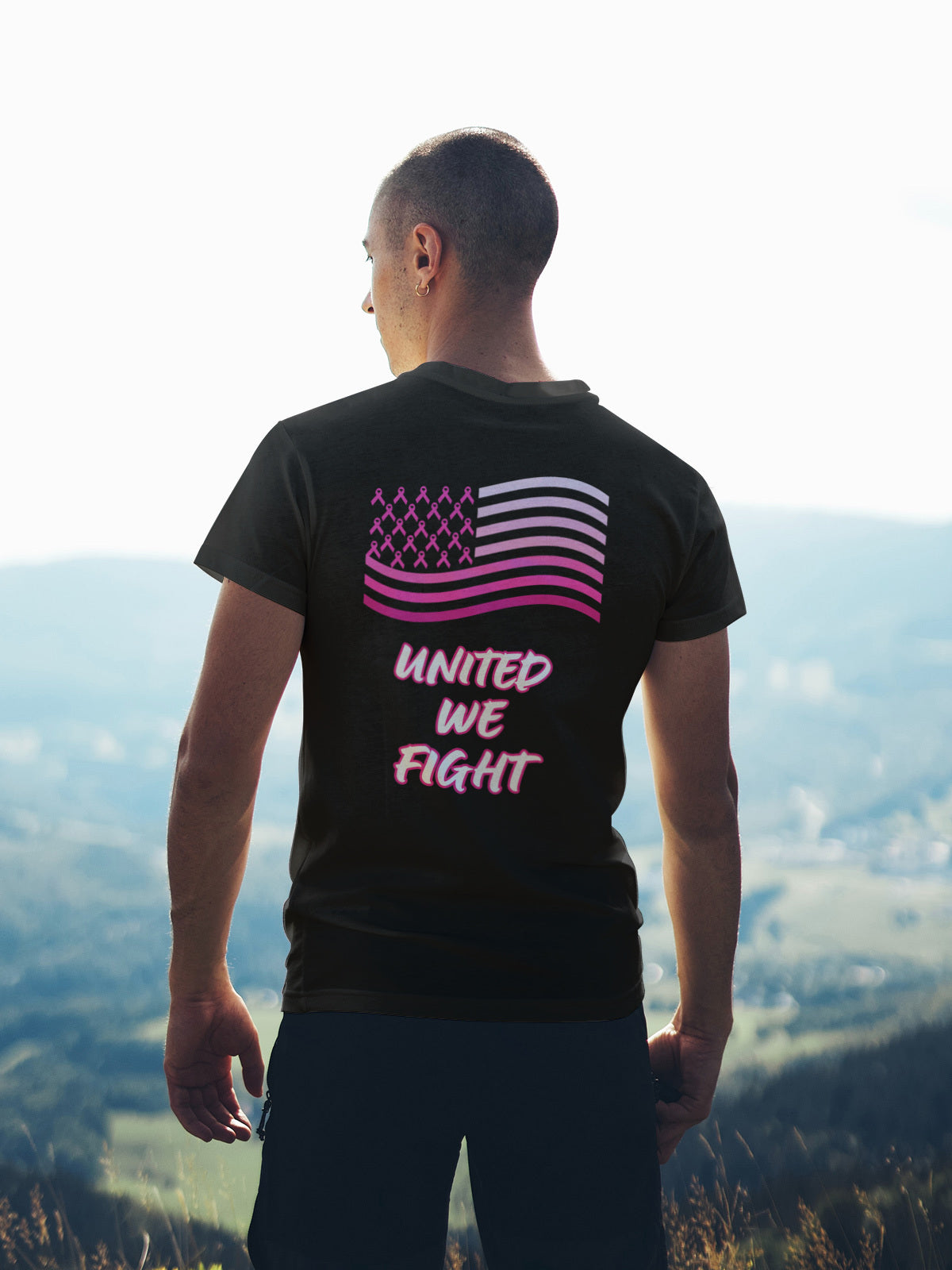 United We Fight - Rising Star Breast Cancer Awareness T-Shirt