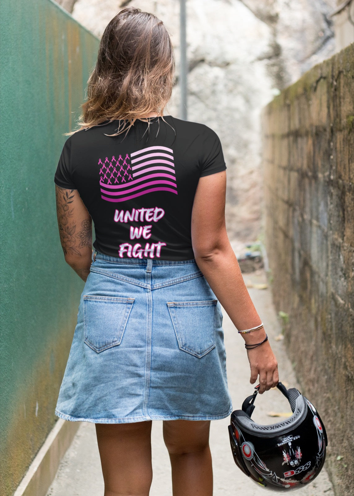 United We Fight - Rising Star Breast Cancer Awareness T-Shirt