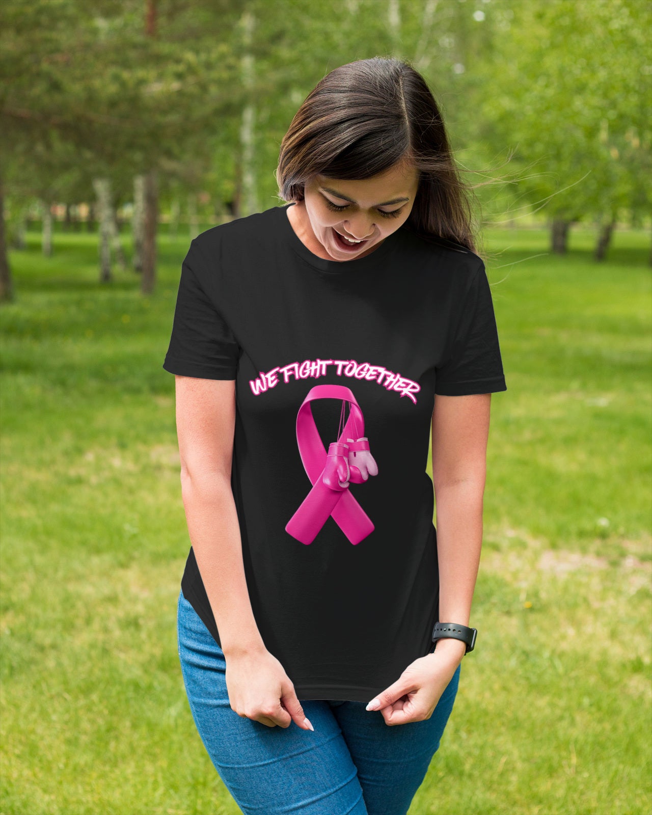 We Fight Together Breast Cancer Awareness Shirt