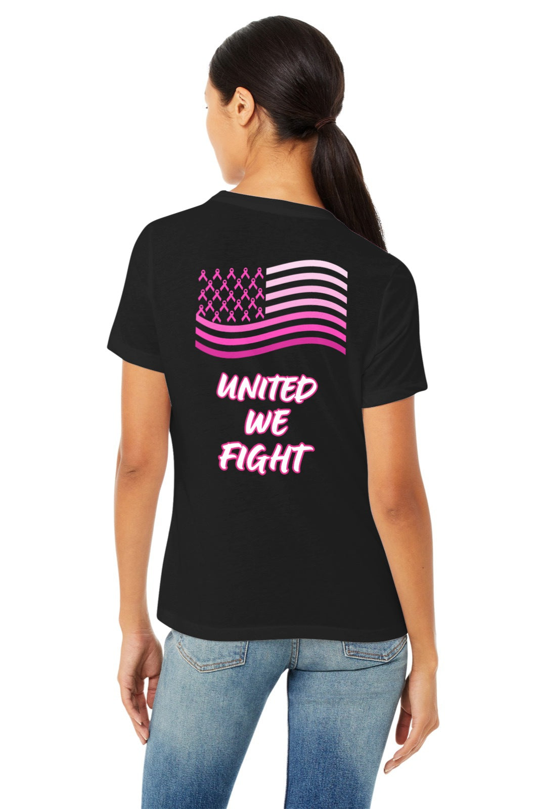United We Fight - Rising Star Breast Cancer Awareness T-Shirt